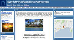 Desktop Screenshot of calvarybythesea.org